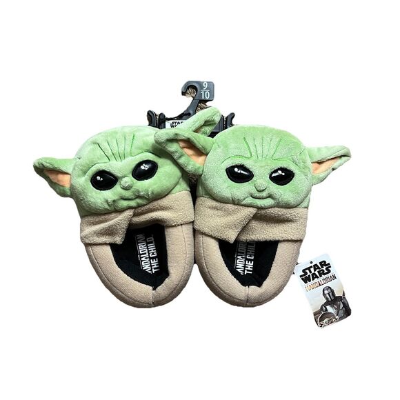 Star Wars Kid Grogu Slippers Boba Fett Reusable Tote Little Golden Books Bundle - Picture 2 of 7
